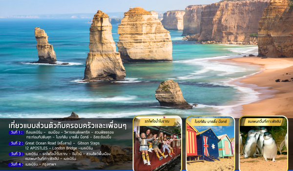 แพ็คเกจทัวร์ออสเตรเลีย : BW MELBOURNE EASY PACKAGE TOUR 4D/3N