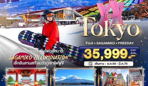 BT-NRT_W01_XJ มหัศจรรย์…TOKYO FUJI FREEDAY WINTER