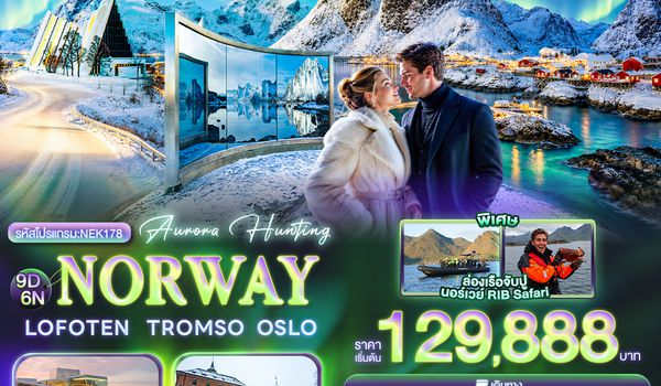 NEK178 Aurora Hunting NORWAY LOFOTEN TROMSO OSLO