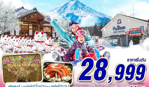 NRT39 VZ BKK TOKYO WINTER เย็นฉ่ำ โดนใจ (ฟรีเดย์) DEC-MAR 5D3N