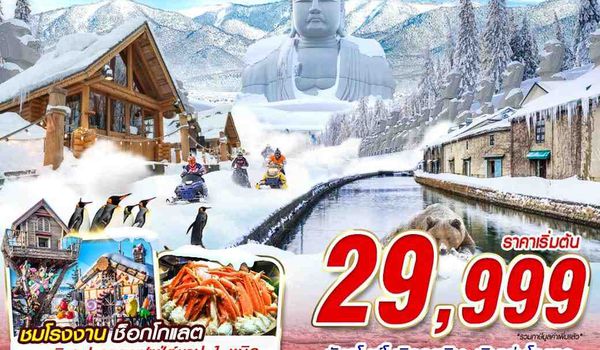 CTS38 VZ BKK HOKKAIDO WINTER หนาวนี้ คุ้มจัด (FREEDAY) DEC-MAR 6D4N