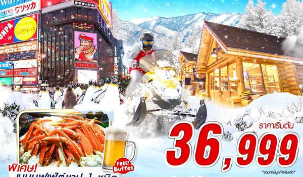 CTS42 XJ DMK HOKKAIDO WINTER หนาวนี้ win win (ฟรีเดย์)(JAN-MAR) 5D3N