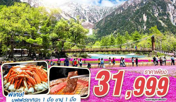 NRT67 XJ DMK TOKYO คามิโคจิ ที่รัก (เที่ยวเต็ม) บินดึกกลับสาย APR - MAY 5D3N