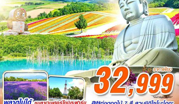 CTS67 XJ DMK HOKKAIDO ลุยทุ่งดอกไม้ (FREEDAY) JUL 5D3N