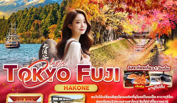 JXJ228 Classic TOKYO FUJI Hakone 5วัน 3คืน
