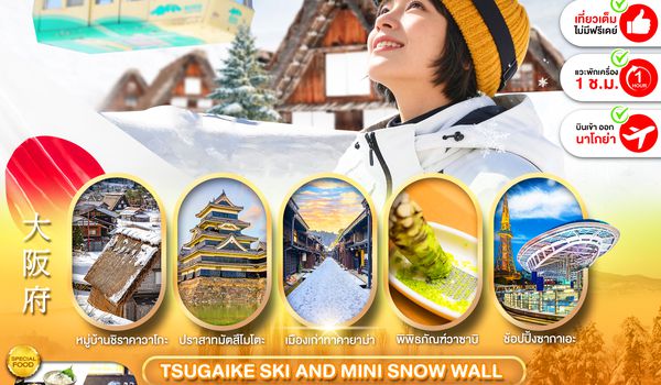 PJPNGO50-SL PRO NAGOYA TSUGAIKE SKI AND MINI SNOW WALL FULL DAY 5D3N