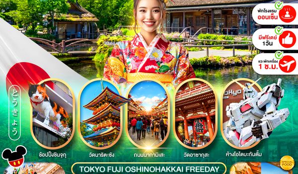 PJPNRT23-SL PRO TOKYO FUJI OSHINOHAKKAI FREE DAY 6D4N