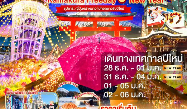 VZ009 TOKYO KAMAKURA FUJI FREEDAY NEW YEAR 5D 3N BY VZ -- DEC'25 - JAN'26 --- ซุปตาร์...ญี่ปุ่นหน้าหนาว ไปกอดดาวรับปีใหม่ ProgramId:356