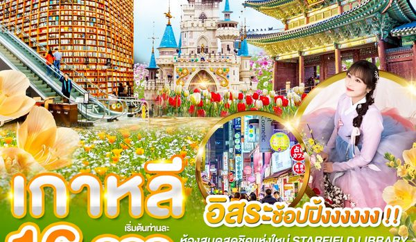 WDICN004 WONDER KOREA พักโซล 3คืน อิสระช้อปปิ้ง 5วัน3คืน บิน TW