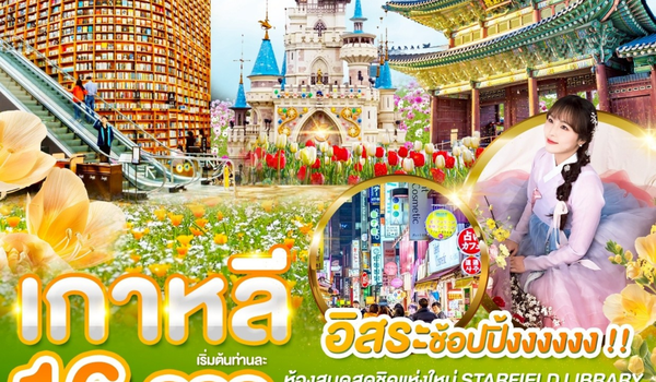 WDICN004 WONDER KOREA พักโซล 3คืน อิสระช้อปปิ้ง 5วัน3คืน บิน TW