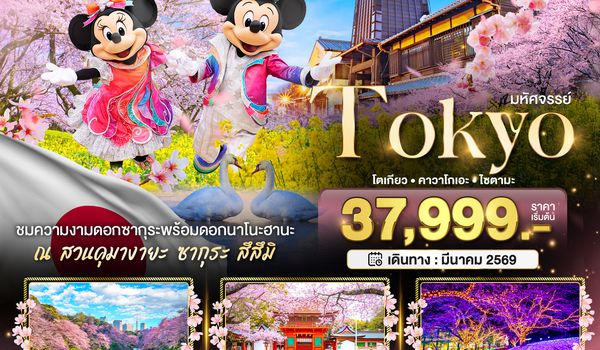 NRT_S04_XJ_XJ มหัศจรรย์...TOKYO คาวาโกเอะ ฟูจิ ไซตามะ อิสระ 1 วัน