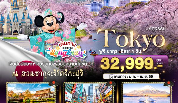 BT-NRT_S06_XJ มหัศจรรย์...TOKYO ฟูจิ ซากุระ อิสระ 1 วัน