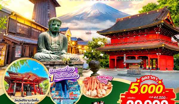 GO2HND-TG060 TOKYO FUJI KAMAKURA SUPER SAVE 6D 3N โดยสายการบินไทย [TG]