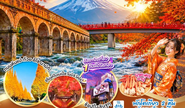 GO2KIX-TG099 KYOTO KORANKEI FUJI TOKYO AUTUMN 6D 4N โดยสายการบินไทย [TG]
