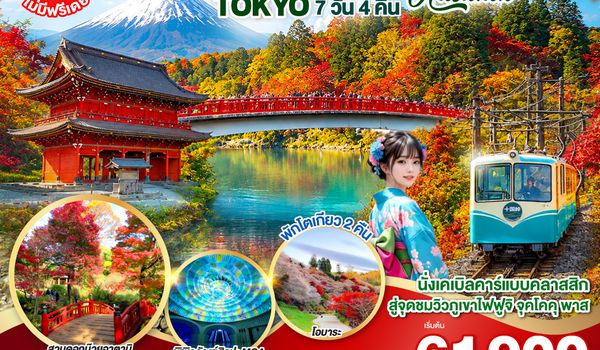 GO2NGO-TG086 OBARA KORANKEI ATAMI TOKYO AUTUMN 7D 4N โดยสายการบินไทย [TG]
