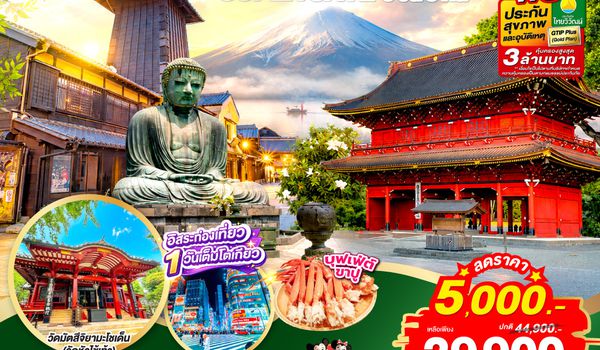 GO2HND-TG060 TOKYO FUJI KAMAKURA SUPER SAVE 6D 3N โดยสายการบินไทย [TG]