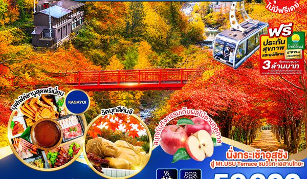 GO2CTS-TG075 HOKKAIDO PREMIUM HAKODATE JOZANKEI Private Onsen 6D 4N โดยสายการบินการบินไทย [TG]