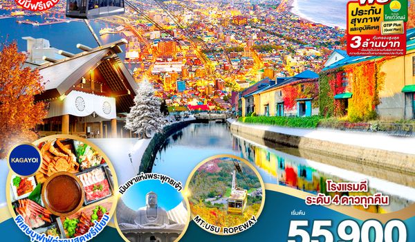 GO2CTS-TG076 HOKKAIDO HAKODATE TOYA AUTUMN IN WINTER 6D 4N โดยสายการบินไทย [TG]