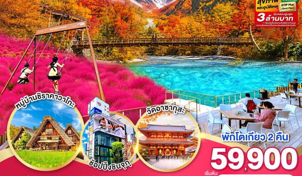 GO2NGO-TG085 KAMIKOCHI HAKUBA TOKYO FUJI KOCHIA  7D 4N โดยสายการบินไทย [TG]