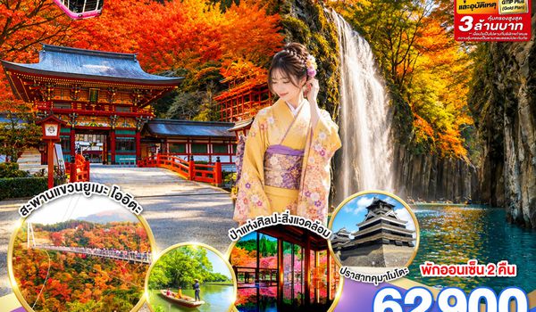 GO2FUK-TG036 KYUSHU OITA SAGA KUMAMOTO TAKACHIHO 7D 5N โดยสายการบินไทย [TG]