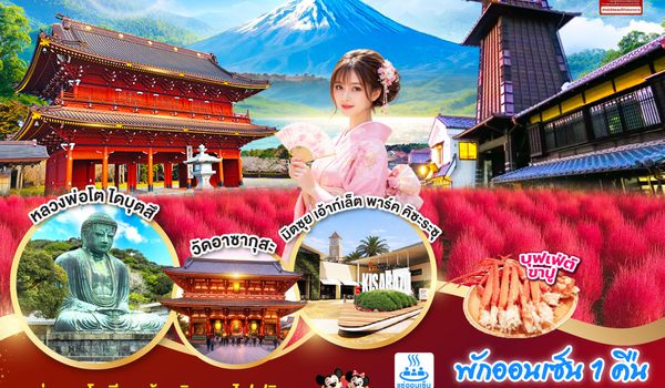 GO2HND-TG051 TOKYO FUJI KOCHIA ENOSHIMA 6D 3N  โดยสายการบินไทย [TG]