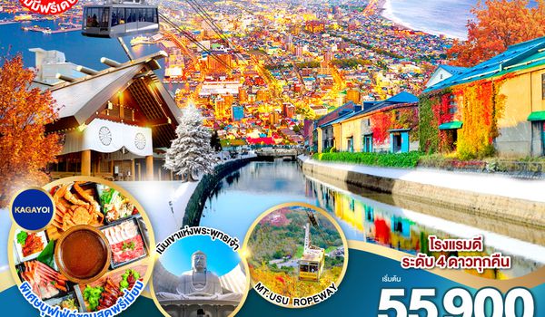 GO2CTS-TG076 HOKKAIDO HAKODATE TOYA AUTUMN IN WINTER 6D 4N โดยสายการบินไทย [TG]
