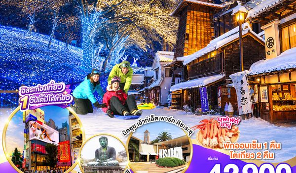 GO2HND-TG061 TOKYO FUJI SKI KAMAKURA KAWAGOE 6D 3N โดยสายการบินไทย [TG]