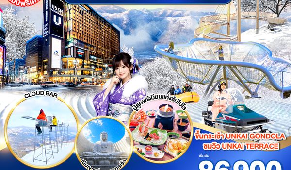 GO2CTS-TG081 HOKKAIDO TOMAMU BIBAI SNOW LAND  NEW YEAR 2027 6D 4N โดยสายการบินไทย [TG]