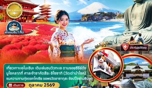 ZGHND-2631NH โตเกียว คามาคุระ ฟูจิ อิบารากิ (เที่ยวอิสระ 1 วัน)