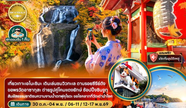 ZGHND-2634NH โตเกียว คามาคุระ ฟูจิ อิบารากิ วัดเต่านำโชค (เที่ยวอิสระ 1 วัน)