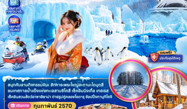 ZGCTS-2704SQ ฮอกไกโด โอตารุ ซัปโปโร โนโบริเบ็ทสึ เทศกาลน้ำแข็งชิโคสึ