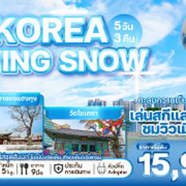 WEKR-KFS2025 ทัวร์เกาหลี KOREA FLYING SNOW บิน : JEJU AIR | AIR BUSAN 5 วัน 3 คืน
